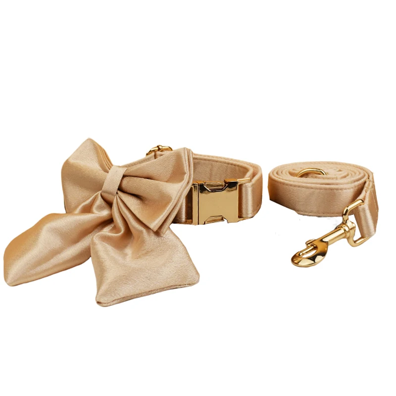 Bow Collar Leash Set