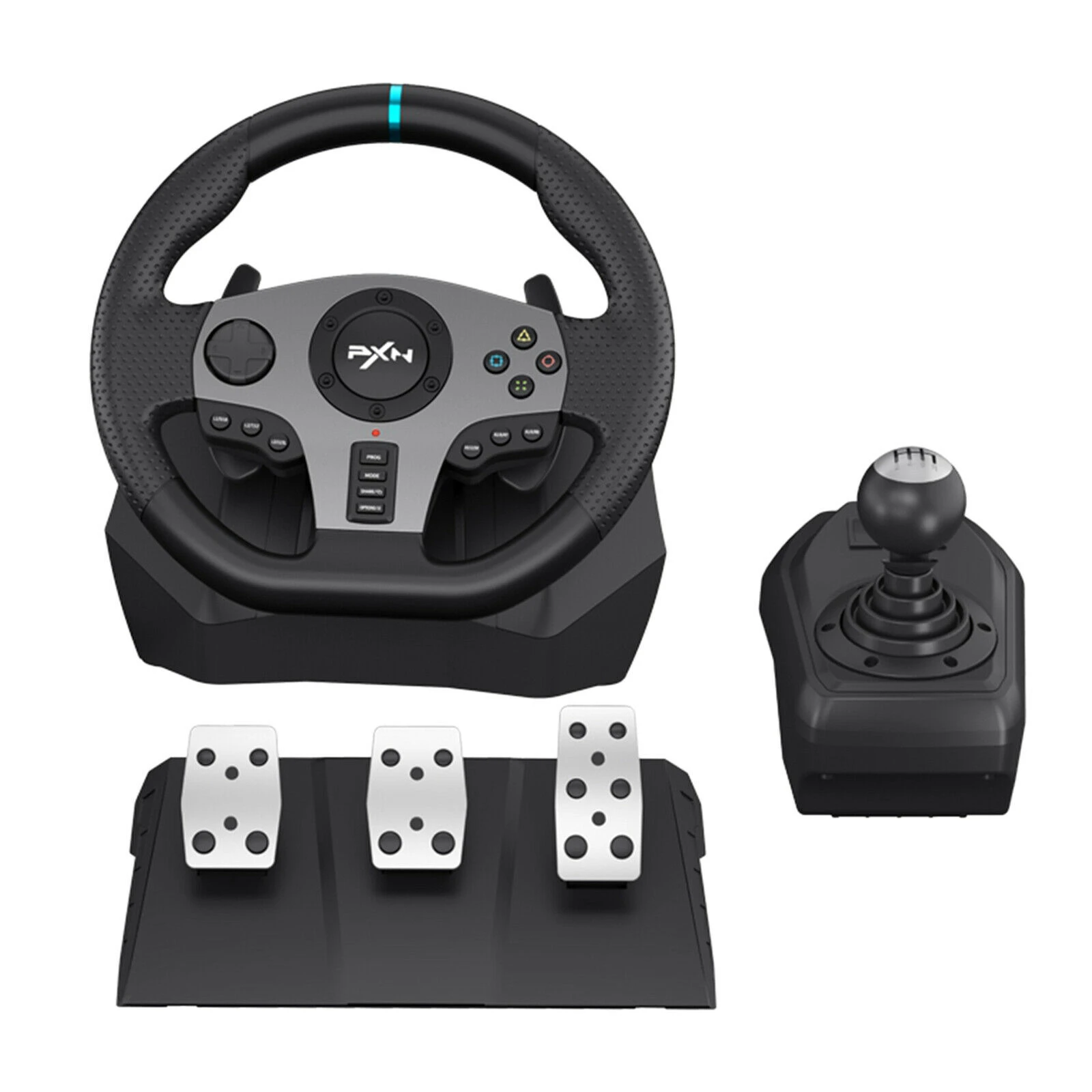 Palanca de cambios de Pedal de volante de carreras, motores de doble  vibración integrados para conducción inteligente V9, Xbox One, PS3/PS4,  accesorios de juego|Mandos para videojuegos| - AliExpress