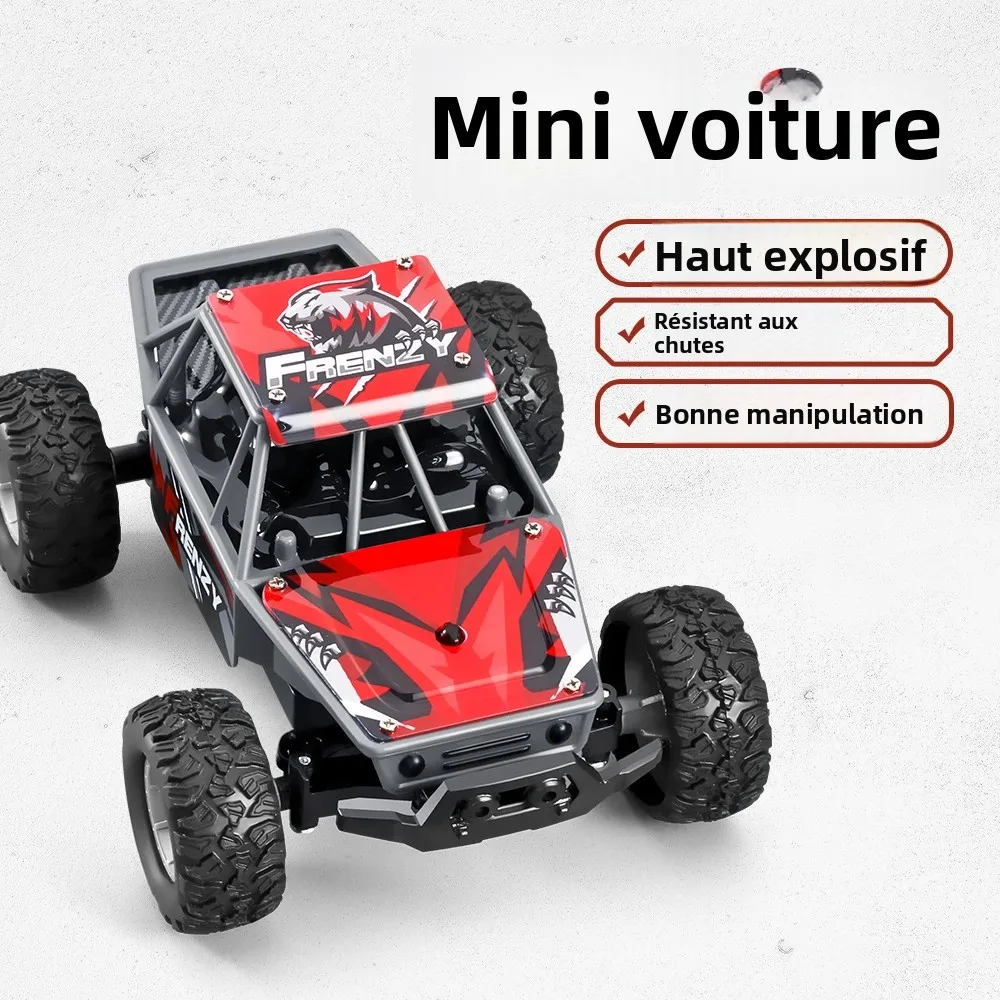 Packaging de la Mini Voiture RC 1:32 Haute Vitesse 20 km/h - Double Mode S803 avec accessoires