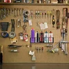 Five Cans Wall-Mounted Steel Aerosol Spray Can Holder Rack Organizer for Garage and Workspace 5