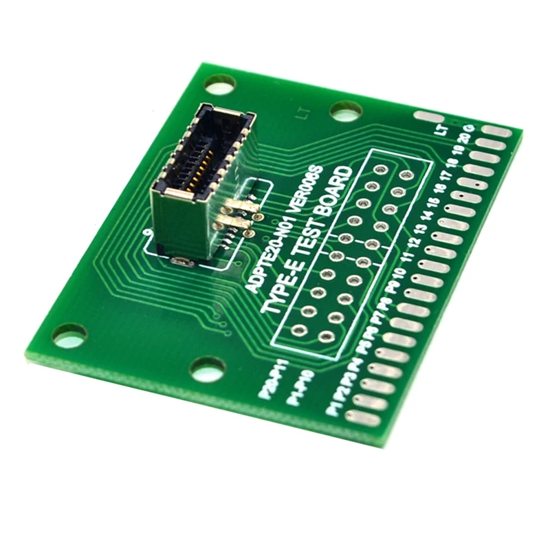TYPE-E-Test-PCB-Board-Universal-Board-With-USB-3-1-TYPE-E-Port-43X33MM-20.jpg Típus-E Teszt Pcb Tábla Univerzális Usb 3.1 Type-E Port 43X33Mm 20 Tűs-E Csatlakozó Adaptere - Image 6