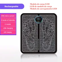  Ems Foot Massager Mat Tens Fisioterapia Electric Foot Cushion Blood Circulation Acupunctur Pad Foot Health Care Relaxation Pain 