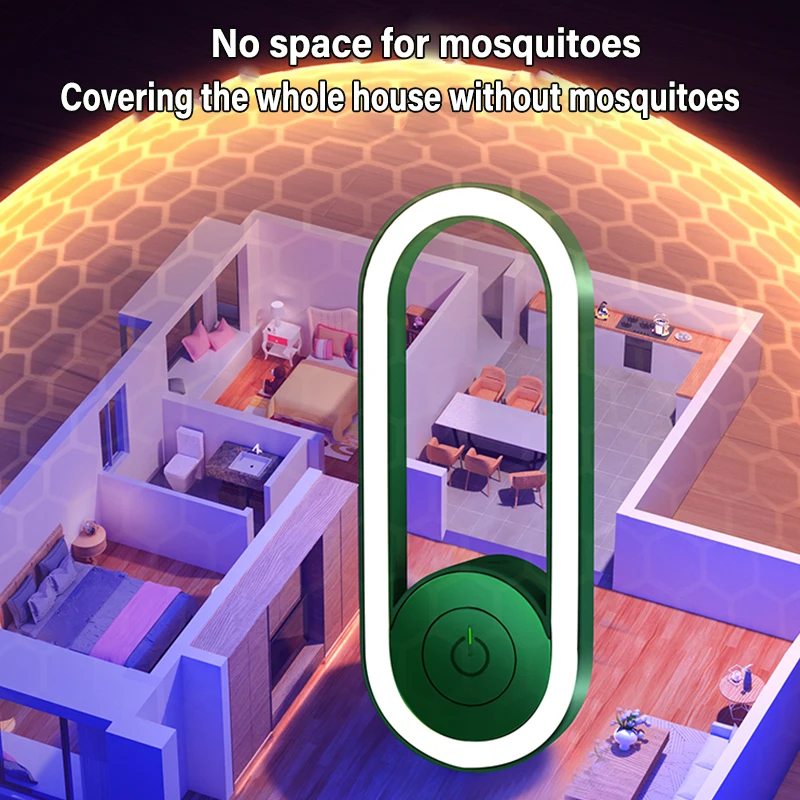 US Plug Ultrasonic Insects Repeller Night Light Electronic Mosquito Repellent Home Pest Mouse Control Night Lamp Mosquito Killer