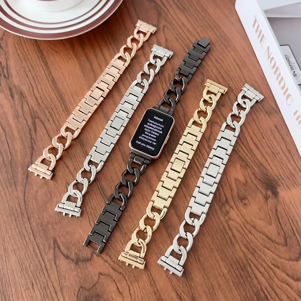 Stainless Steel Metal Chain Watchband Accessories