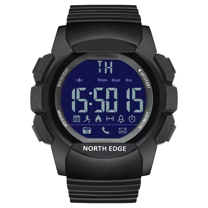 Men's Military Waterproof Sport Watch with LED Digital Display and Stopwatch