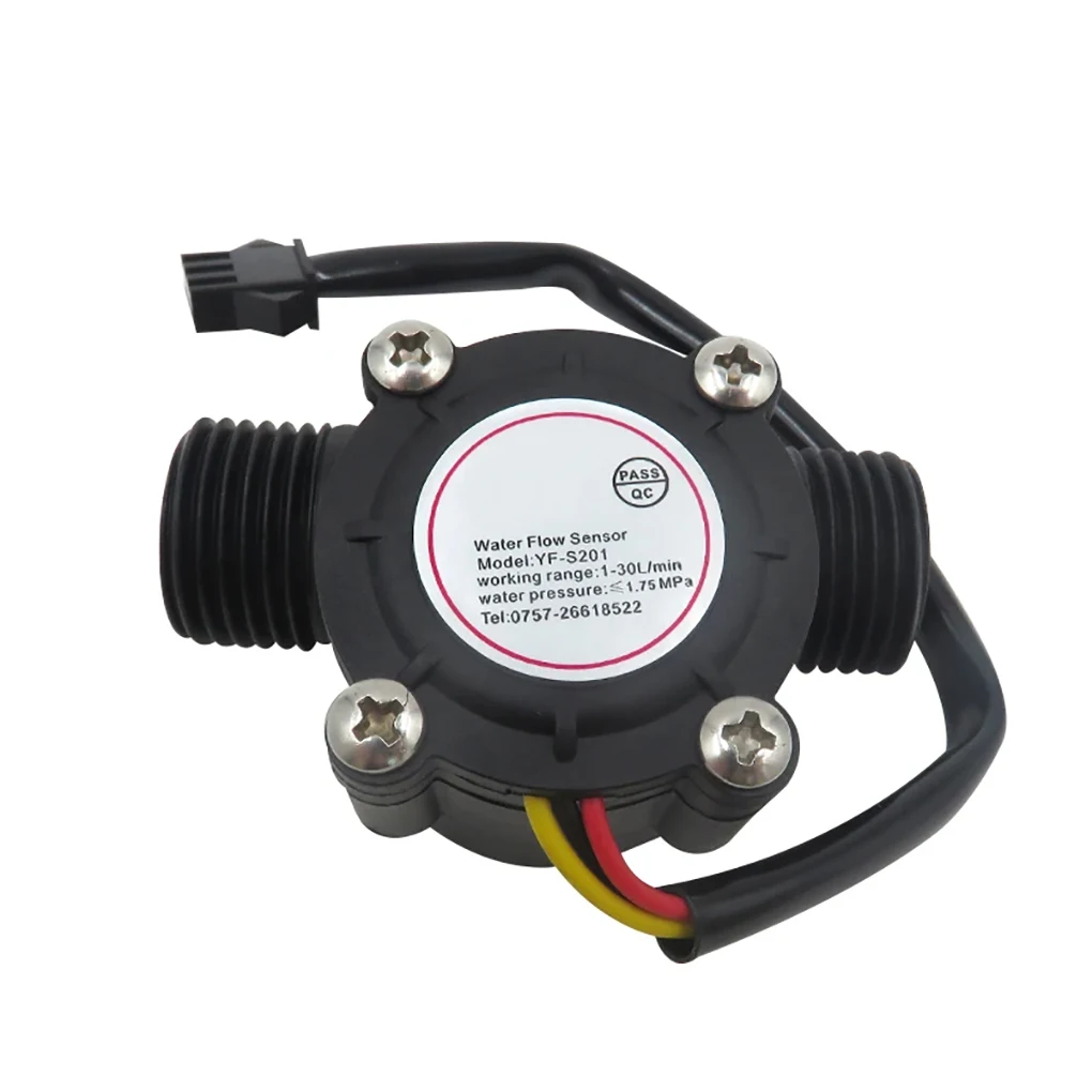 1/1.5/2inch Water Flow Sensor Hall Flowmeter Water Heater Nylon Liquid Flow Mete