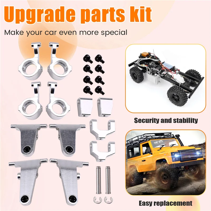 MX5 NXS RC카 메탈 스티어링 컵 상하 스윙암 세트 쇼크 타워 브래킷 바디 포스트 업그레이드 부품-A20R