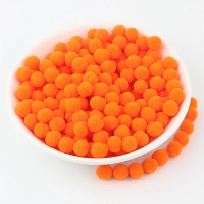 Wholesale 8mm Soft Fur Pompoms for Arts, Crafts, and Home Décor