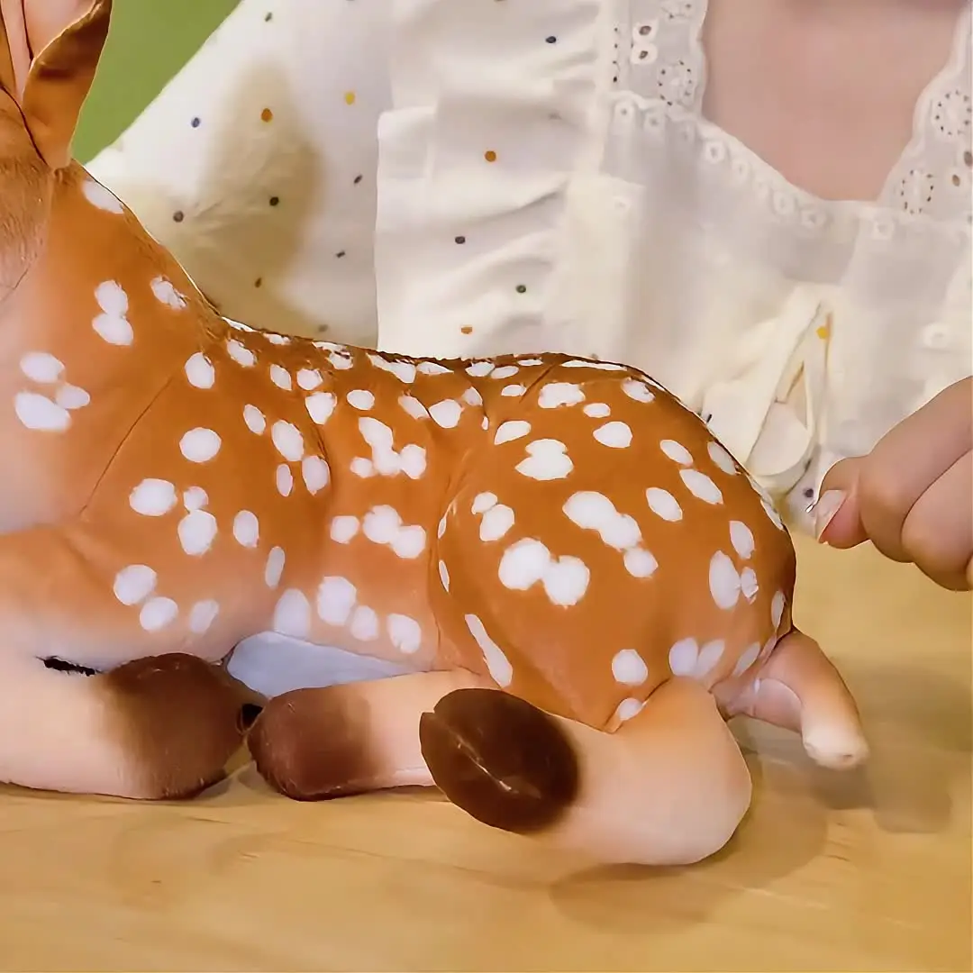 Lifelike Forest Animal Deer Toy Stuffed Simulation Sika Deer Plush