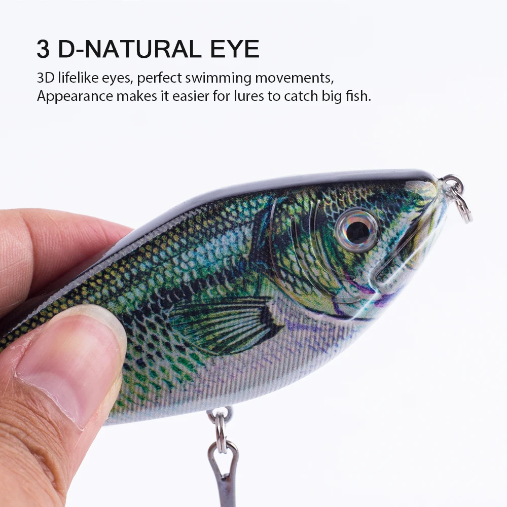 한린 NEW 글라이드 저크베이트 90mm/26g 인기 파이크 베이트 크랭크베이트 머스키 루어 낚시 루어 고품질 베이트 워블러 배스