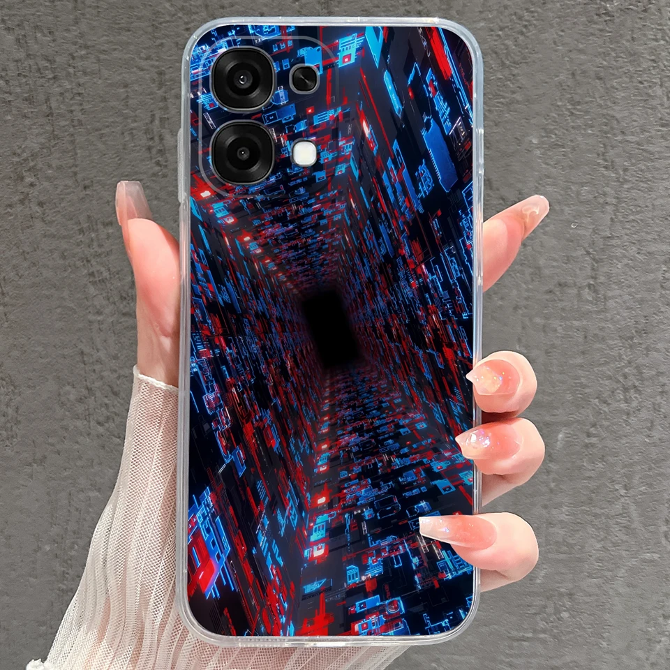 Pretty Butterfly Goldfish Drop-Resistant Lightweight Clear Bumper Case