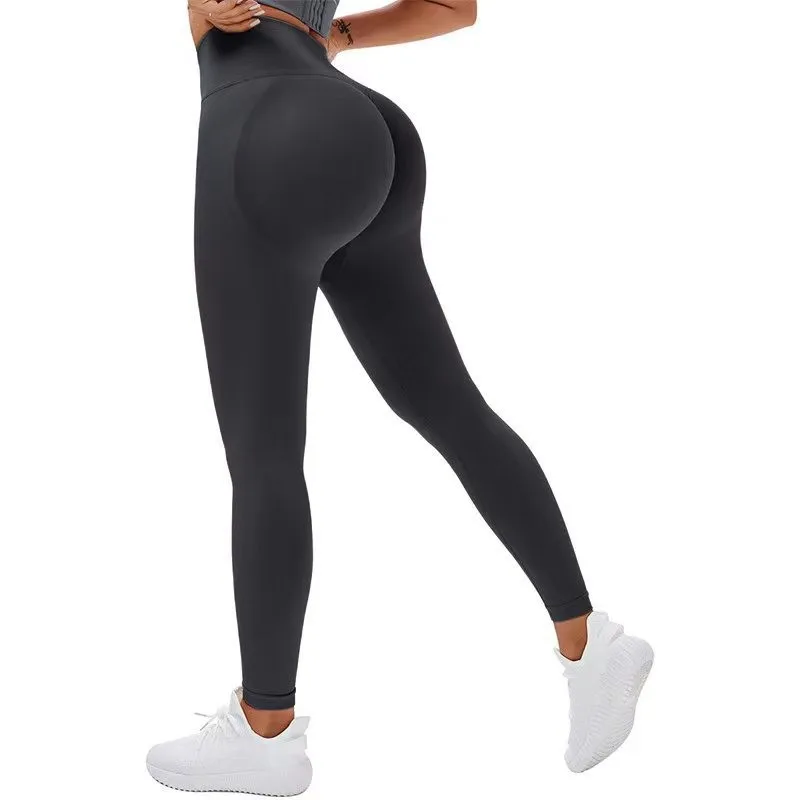 

Nylon Gym Yoga Leggings for Women Soft High Waisted Tummy Control Leggings Sports Workout Gym Running Yoga Pants