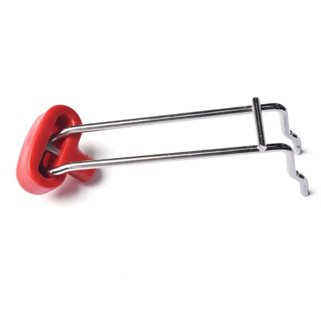 U-Hook Anti-Theft Security Hard Tag Pegboard Hook Stoplock for Retail Display Protective Lock for Display Hooks