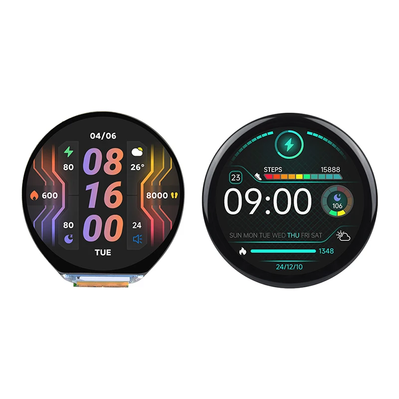 ESP32-S3 1.46 ��ġ ���� ��ġ LCD ���� ���� ���� Arduino �� WiFi/Bluetooth ���ӵ��� �� ���̷� ������ ����