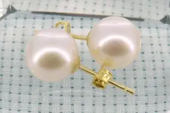 

Wholesale price WHITE 10-10.5MM AAA++ GRADE AKOYA PEARL STUD EARRINGS