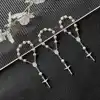 30Pcs Baptism Rosary Beads Finger Baptism Rosaries Faux Pearls for Baptism Favors Christening Favors Communion Favors 6