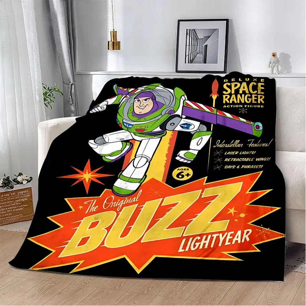 Cartoon Disney Toy Story Printed Blanket Picnic Blankets Warm Blanket Soft and Comfortable Blanket Home Travel Birthday Gift 4