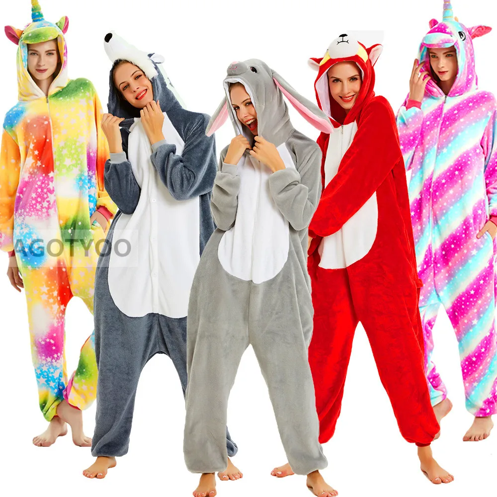 Animal Kigurumi MashiMaro Rabbit Anime Cosplay Costumes Cartoon Onesies Women Men Pajamas Adults Kids One-Piece Jumpsuits
