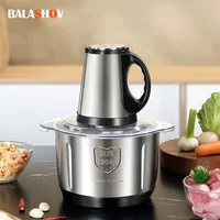 Electric Chopper Meat Grinder 304S tainless Steel Mincer Food Processor Slicer Vegetable Food Chopper Meat Slicer Machine 1