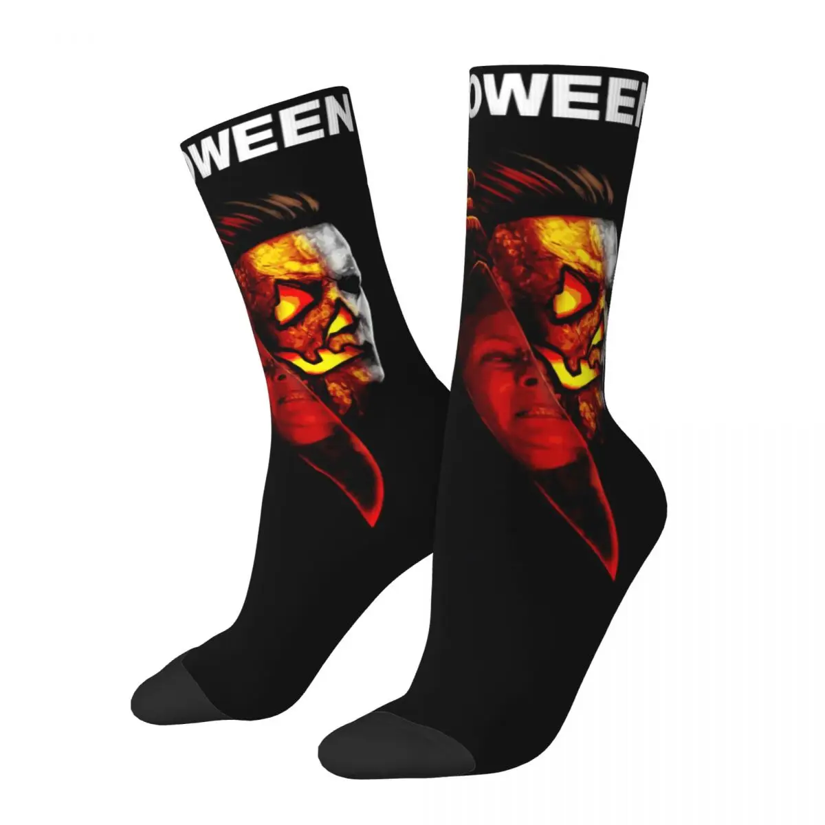 

Casual Horror Film Halloween Michael Myers Knife cosy Unisex Socks Warm Happy Socks Street Style Crazy Sock