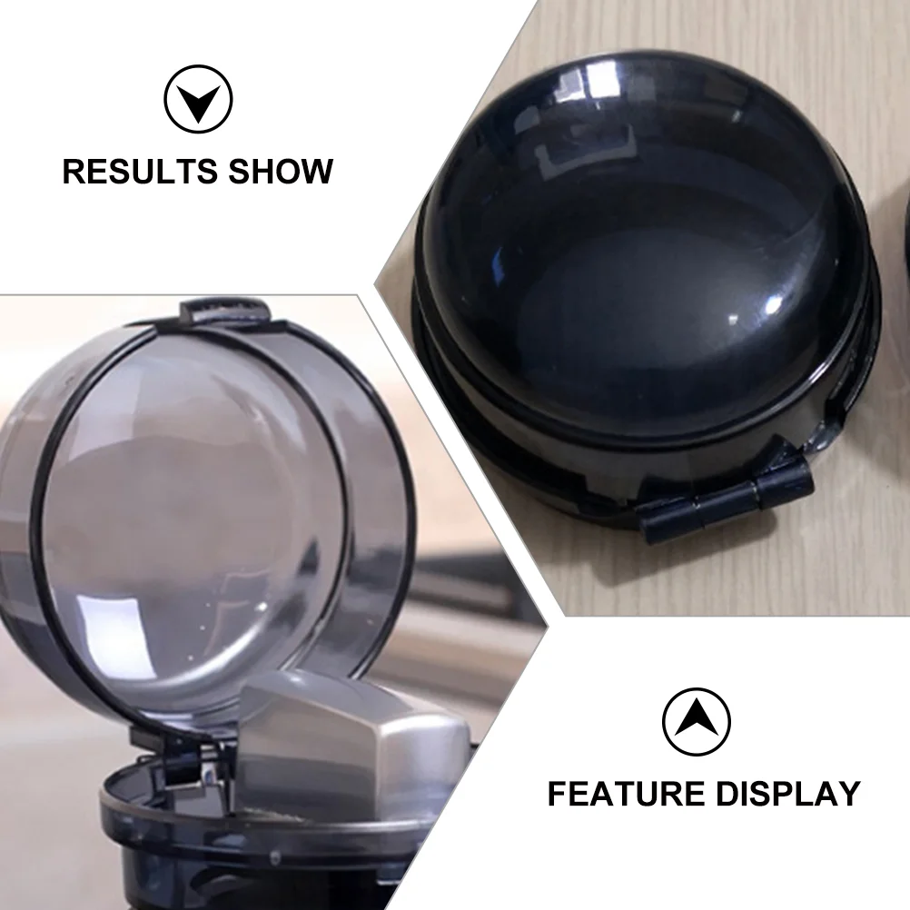 6 Pcs Switch Cover Gas Shield Protection Lock Cookware Shield Protection Lock Stove Plastic Knob Covers Cooker Child Windproof stove protector cover