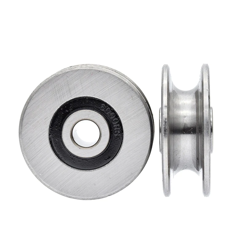 1pcs 8*40*14mm U Grooved Concave Wheel Bearing Wheel/Crane/Pulley/Guide Wheel For 8 Mm Diameter Wire Rope/Guide Rail