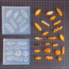 2Pattern  Turtle Bread  Donuts 3D Acrylic Nail Mold Palace Nail Art Decorations  DIY Design Silicone  Nail Art 3
