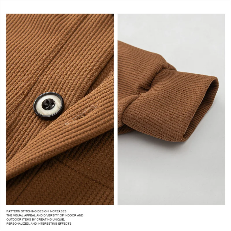 Big 6xl 7xl 8xl 140kg Men Cotton Cardigan Jacket Men's Casual Loose Oversized Coat Button Up Spring Autumn Plus-sized Cardigan 3