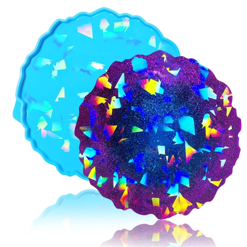 

Форма для сервировочной доски, эпоксидная форма, форма для пепельницы ручной работы, форма для подставок ручной работы, круглый