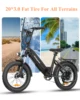 Electric Bike for Adults, 500W Fat Tire E-Bike, 20" All Terrain with 48V 13.5Ah Removable Battery, Shimano 7-Speed ebike Bodywel 6 Electric Bike for Adults, 500W Fat Tire E-Bike, 20" All Terrain with 48V 13.5Ah Removable Battery, Shimano 7-Speed ebike Bodywel 6