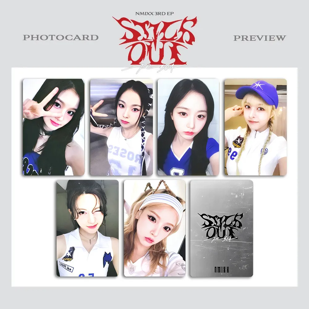 kpop idol NMIXX album Fe3O4 STICK OUT photocards