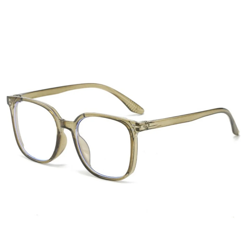 KLASSNUM Anti-Blaulicht-Dekorationsbrille für Damen, transparent, großer quadratischer Rahmen, Computer-Flachlicht-Modebrille 2026 – Detail 19