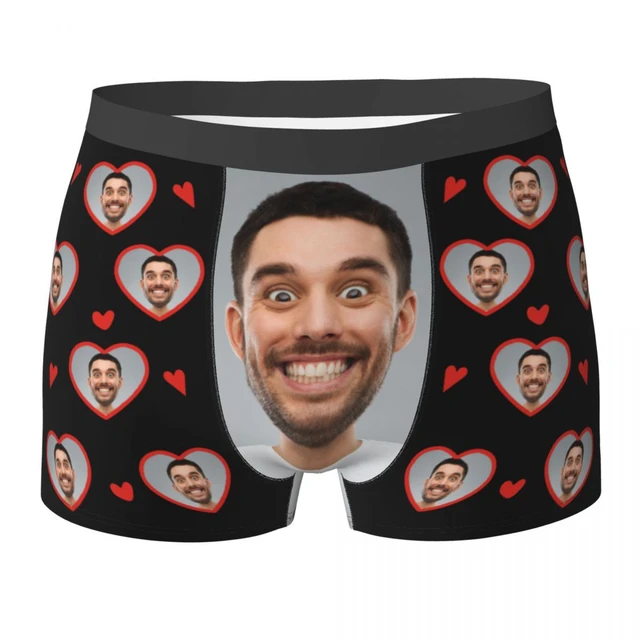 Personalized Boxers for Husband/boyfriend, Popular  Anniversary/birthday/wedding Gift, Print Face Underwear for Men,custom  Photo Boxer Briefs 