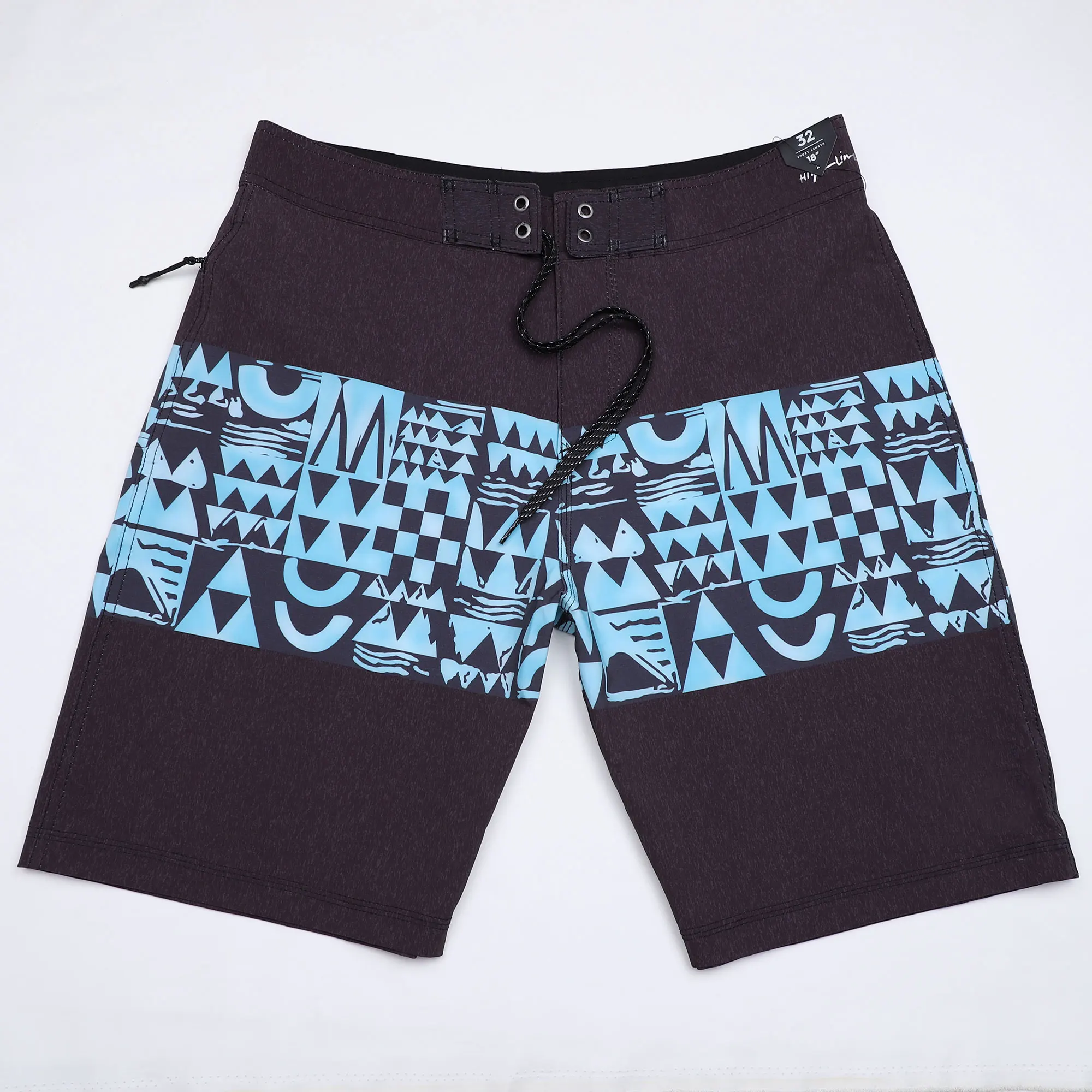 Men's Shorts Water Repellency Quick Dry 4-WAY Stretch Bermuda Beach Shorts GYM Swimwear Beach Trunks Q20