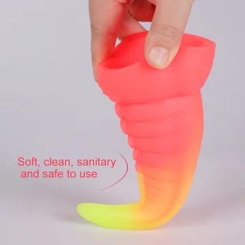 Cute Octopus tentacle Suction Cup Silicone Anal Plug Monster Penis Vaginal G Spot Stimulator Dildos Sex Toys For Women Vagina 2