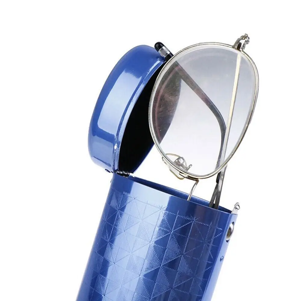 Hartmetall-Brillenbox, neue Mode, hochwertiges Aluminium, Metall, Brillenzubehör, Kapsel, Flip, tragbarer Sonnenbrillenschutz – Detail 18