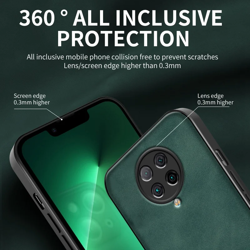 Luxury Magnetic Leather Phone Case with Silicone Protection - Elegant Back Cover