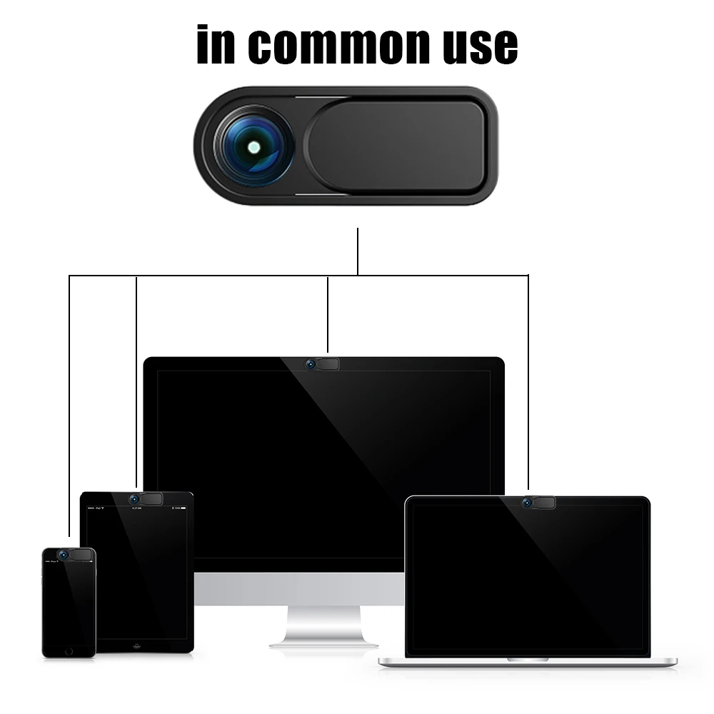 1/10PCS Camera Privacy Covers for IPhone Samsung Phones IPad Tablet Macbook Laptop PC Universal Len Peek-proof Slider Sticker