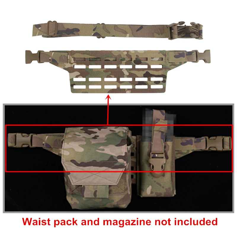 Fanny Sub Load Adapter Panel (SLAP) Slot MOLLE Wide Fanny Pack