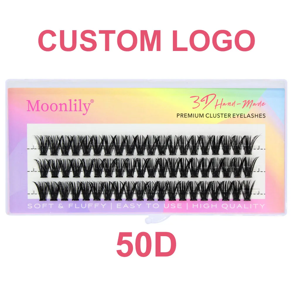 A1 Custom LOGO 20D/30D/40D/50D/60D/80D/100D/200D High Quality Silk Eyelashes Customized Private Personal Brand Individual Lashes 3