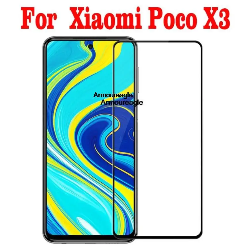 

Защитное стекло на весь экран для xiaomi poco x3pro x 3 pro premium, закаленное стекло на pocophone pocox3 nfc pokof3, защитное стекло