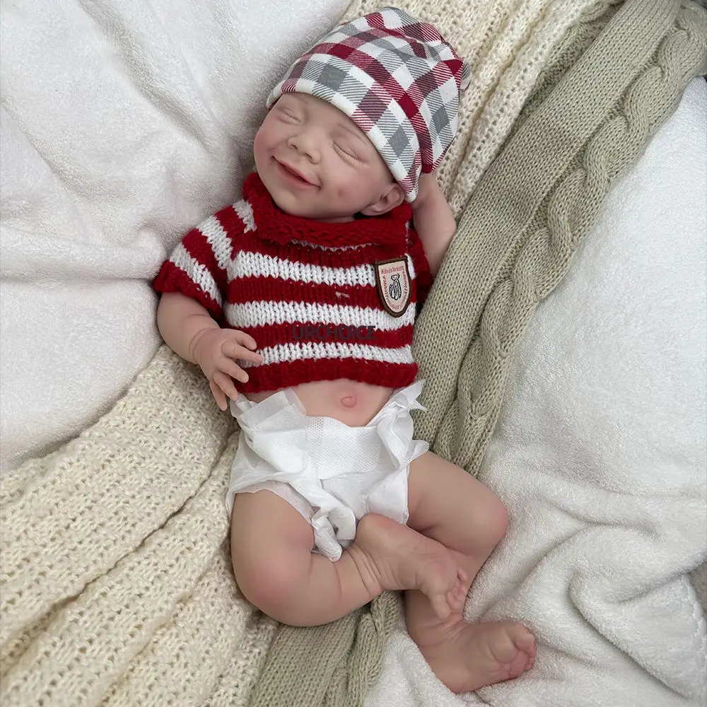 18Inch Realistic Features Poseable Limbs Soft Silicone Reborn