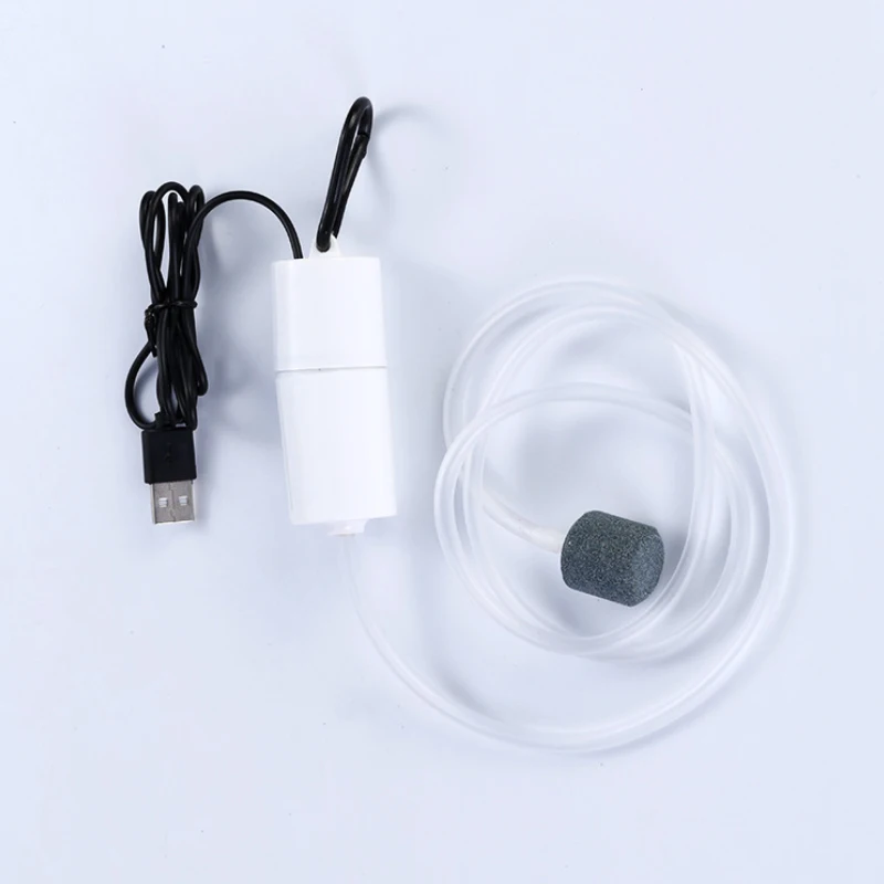 USB Aquarium Air Pump with Air Stone and Silicone Tube Energy Saving Oxygen Pump for Aquarium fishing aquarium air pump fish tank oxygen pump