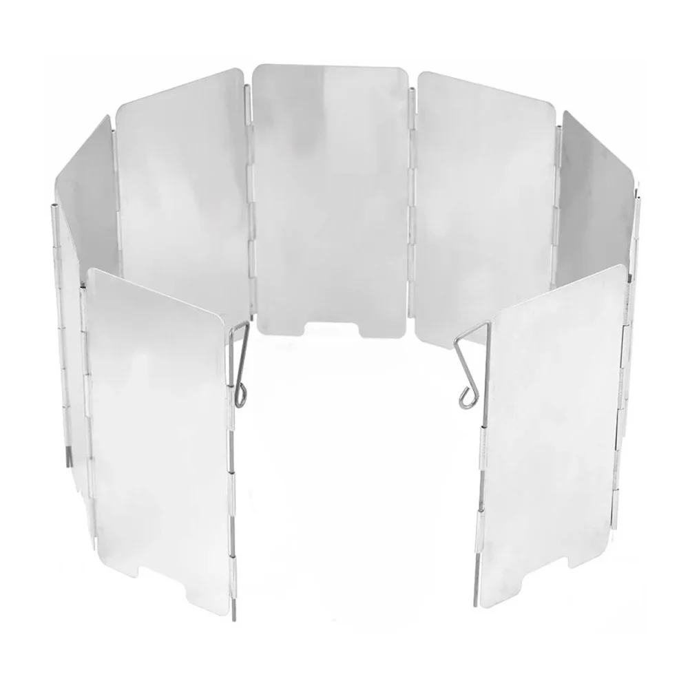 

Stove Wind Shield Cooking Burner Windproof Screen Outdoor Camping Supply