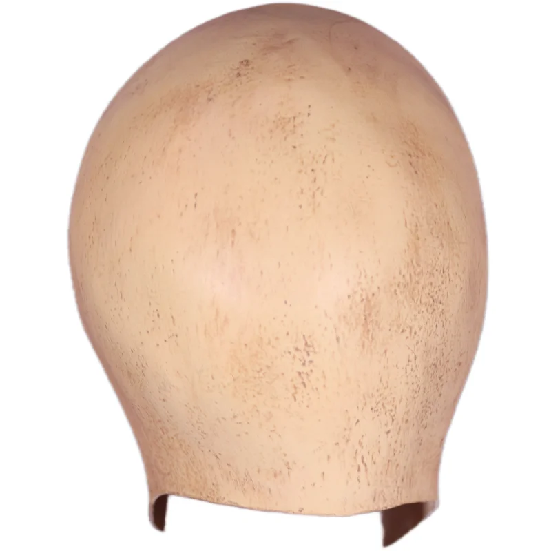 Horror Smile No Face Man Latex Mascara Head Cover Disguise Cosplay Scary Alien Helmet Halloween Costume Faceless Mask for Men masquerade mask,full face mask,half face mask