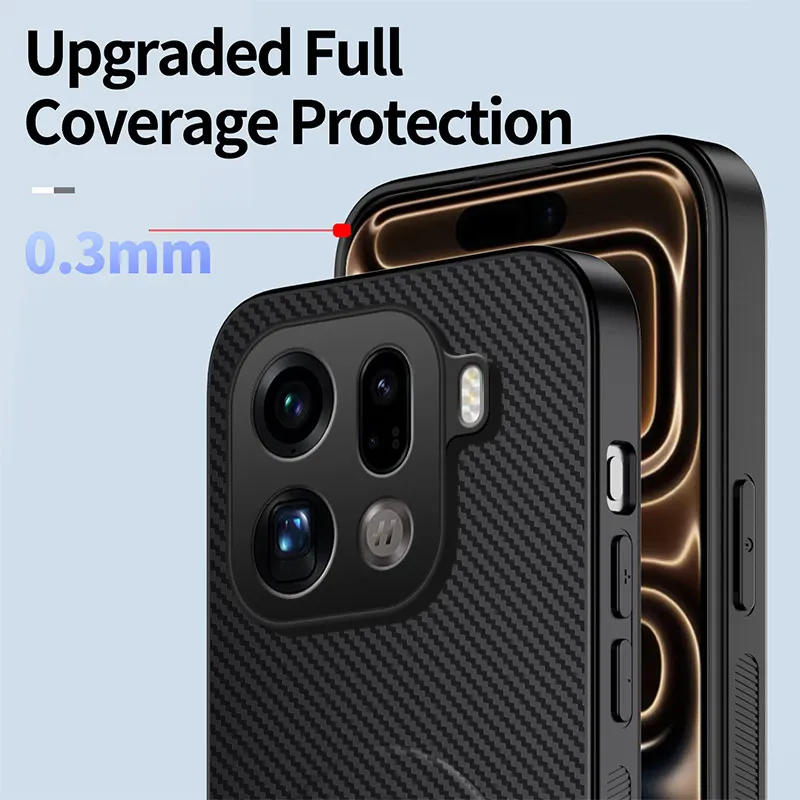 Brand New Carbon Fiber Pattern Skin-Friendly Shockproof Case with Foldable Stand