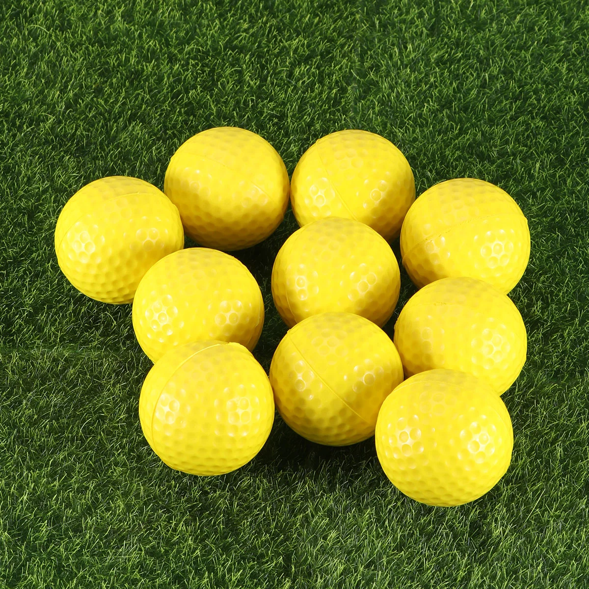 

10Pcs Balls Practice PU Training Balls for Outdoor Sports Indoor Exercise