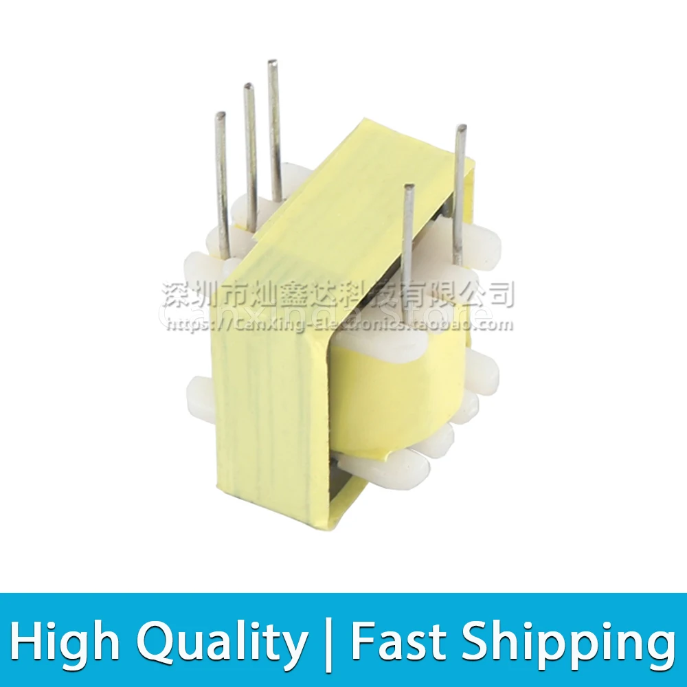 EI14 Double-wire Winding Power Transformer 600 : 600 Ohm 1:1 Isolation Digital Signal Isolated 50HZ-50KHZ 290mH 4 5 Pin Tap 5PC