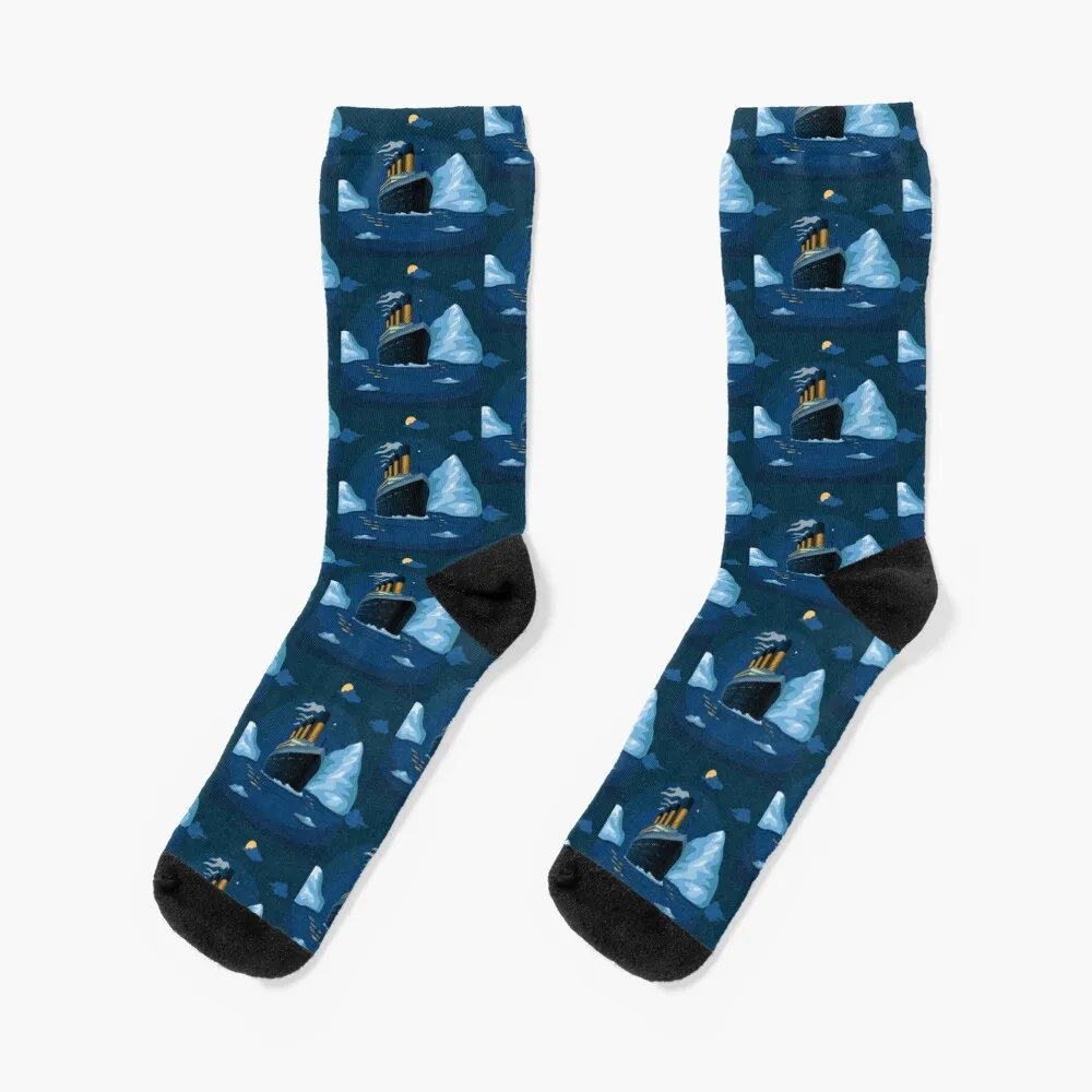 

Titanic Ship Socks Toe sports hiking Mens Socks Women's