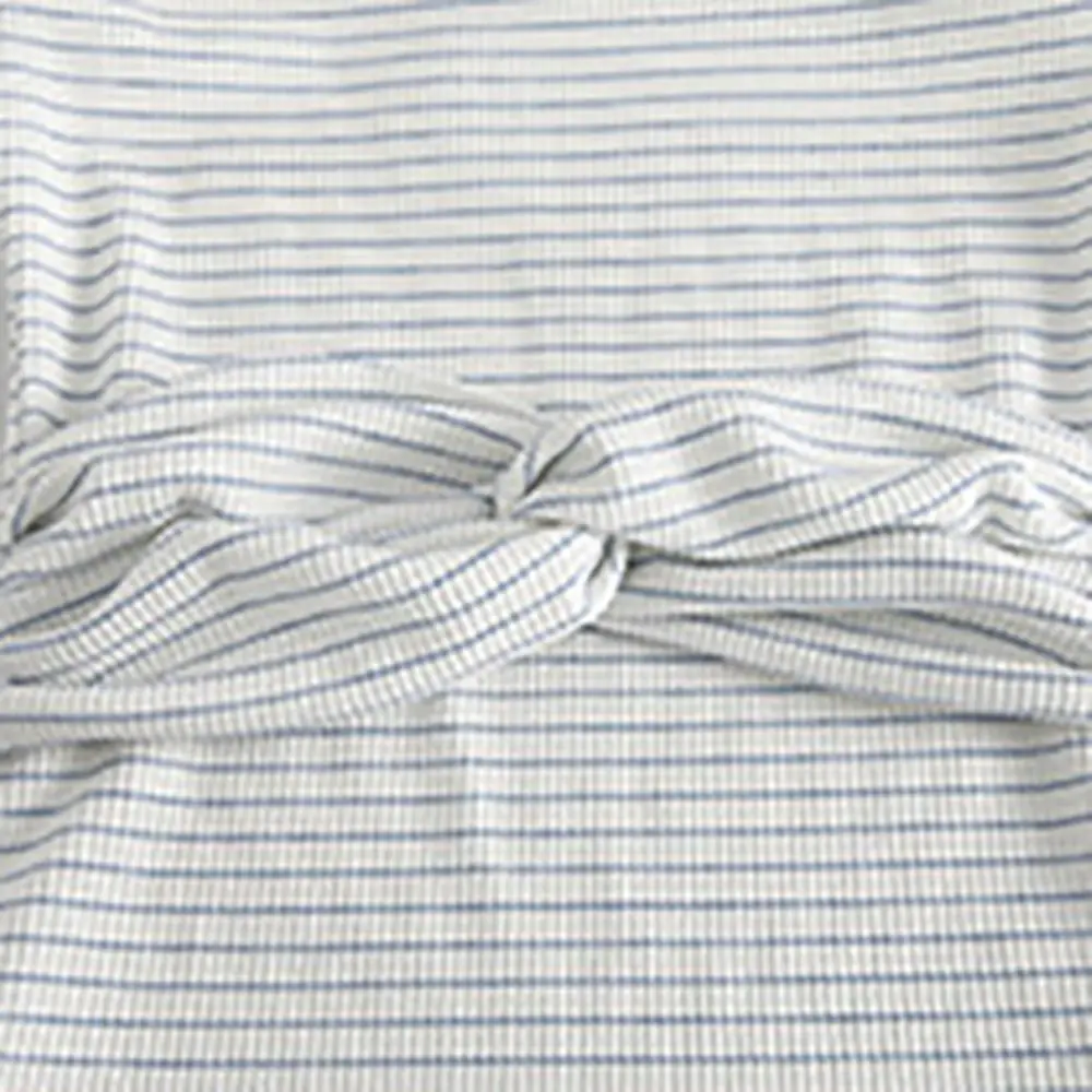 Description Picture 6 of itemChic Stripe Off Shoulder Crop Top Ins Slim Fit Bohemia T Shirts Sweet Female Clothing Bottoming Shirt Women Female